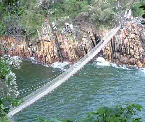 Storms River suspension bridge
